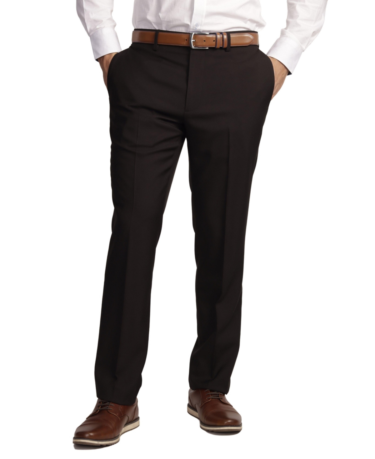 Mens Solid Dress Pant - Tan
