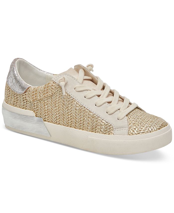 Dolce Vita Zina Sneaker in White Tan Leather - Lizard Thicket