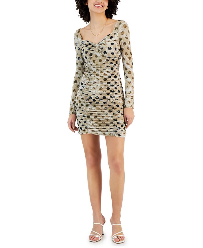 GUESS Women s Milena Printed Bodycon Dress Macy s