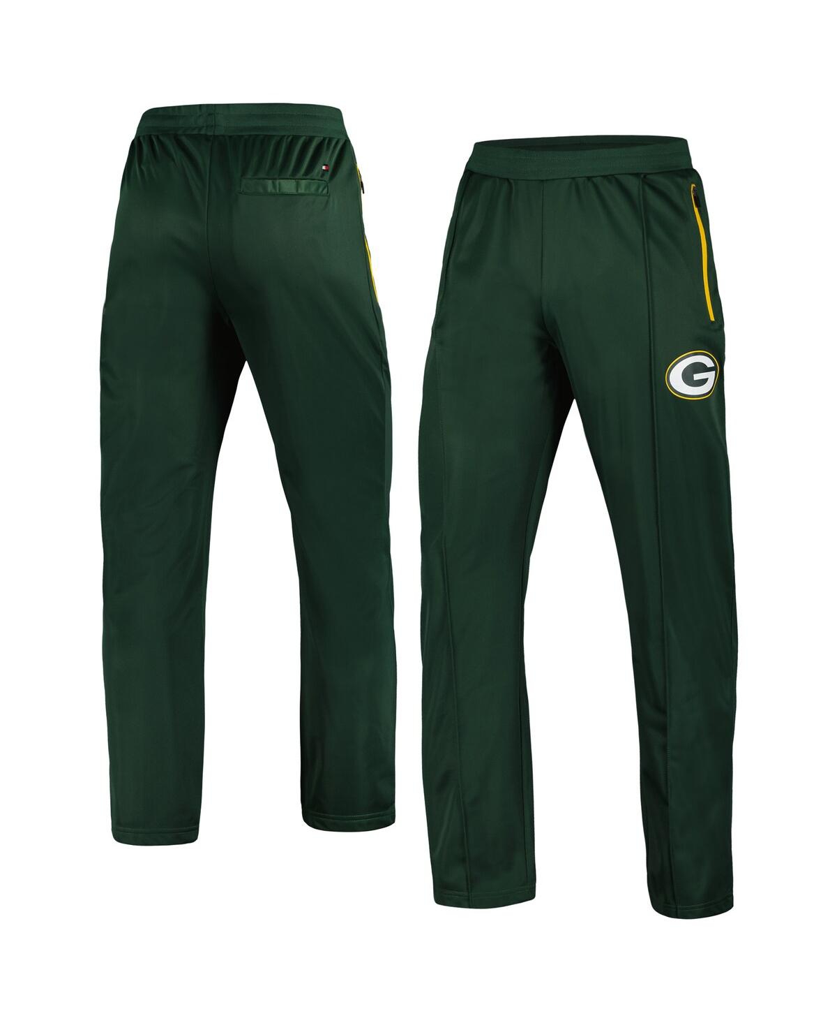 Shop Tommy Hilfiger Men's  Green Green Bay Packers Grant Track Pants