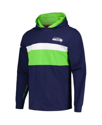 Men's College Navy Seattle Seahawks Morgan Long Sleeve Hoodie T-shirt