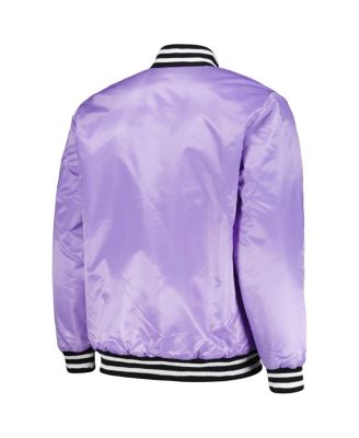 Men's Starter Purple Los Angeles Dodgers Cross Bronx Fashion Satin