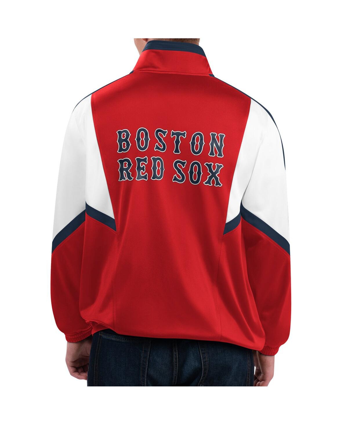 Starter Men's  Red Boston Red Sox Lead Runner Full-zip Jacket In Red