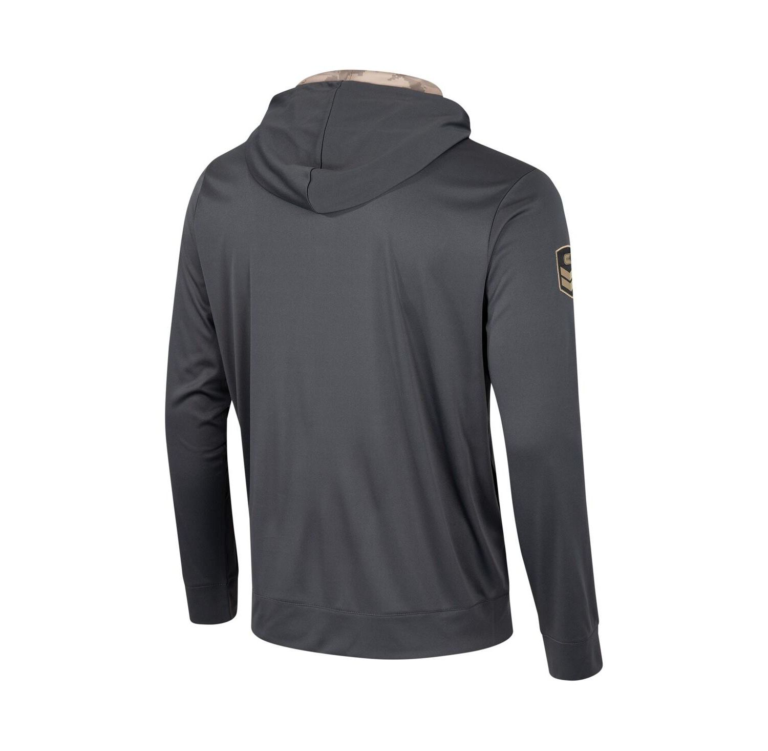 Men's Charcoal Alabama Crimson Tide OHT Military-Inspired Appreciation Long Sleeve Hoodie T-shirt