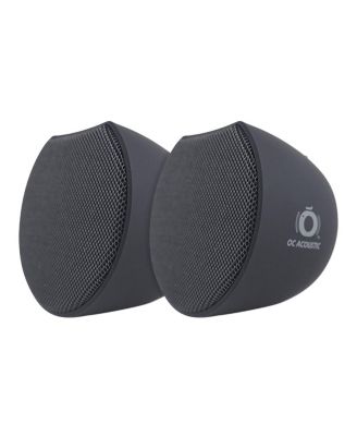 Newport Bluetooth 5.1 USB Charging Port Outlet Speakers, 2-Piece Set