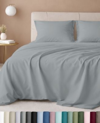 5-Star 100 Percent Cotton Full Size Bed Sheets Set - 600 Thread Count Sateen, Soft & Crisp Bed Sheets