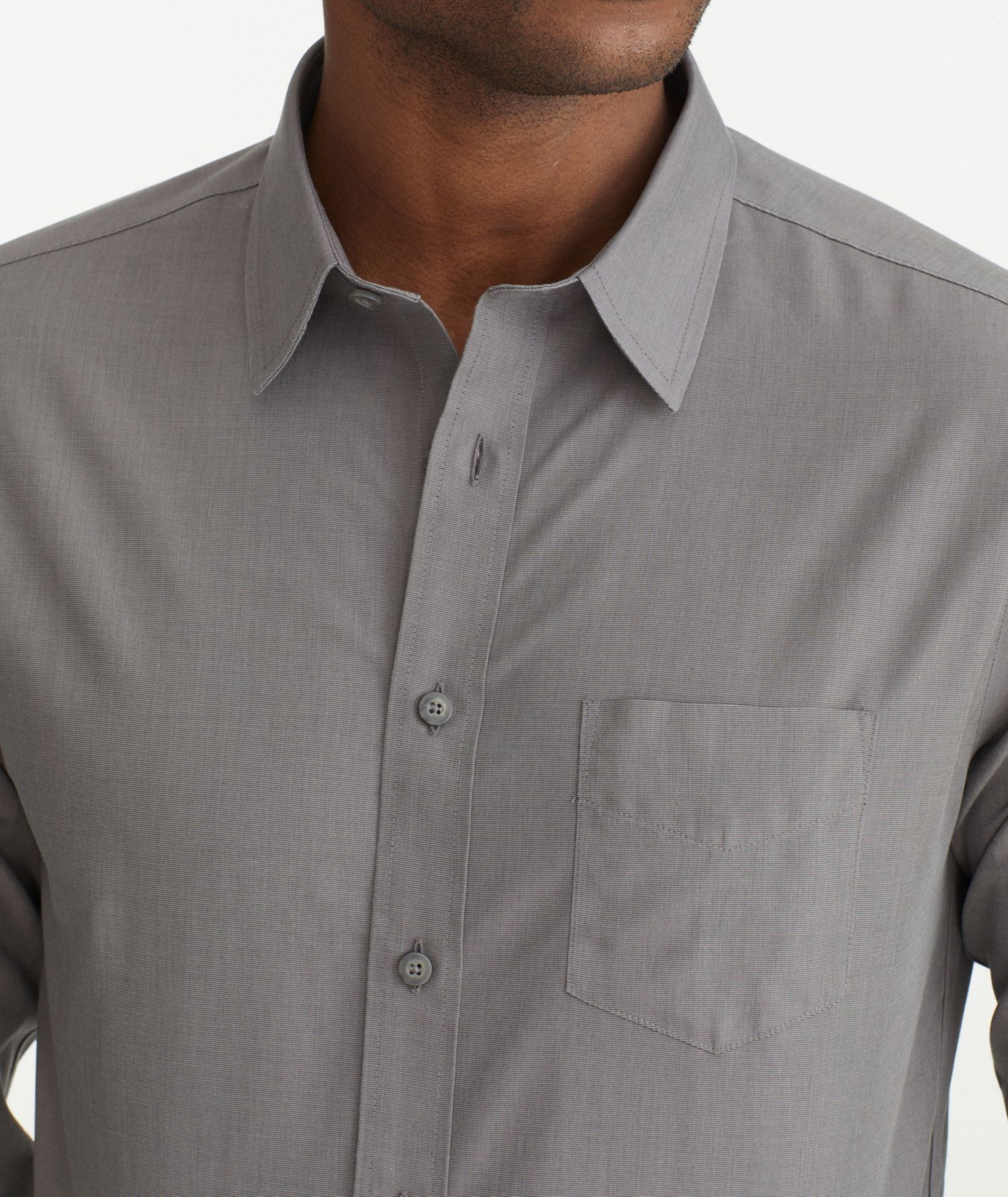 Men's Regular Fit Wrinkle-Free Sangiovese Button Up Shirt
