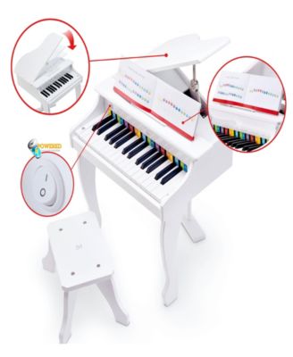 Deluxe White Grand Piano Musical Toy