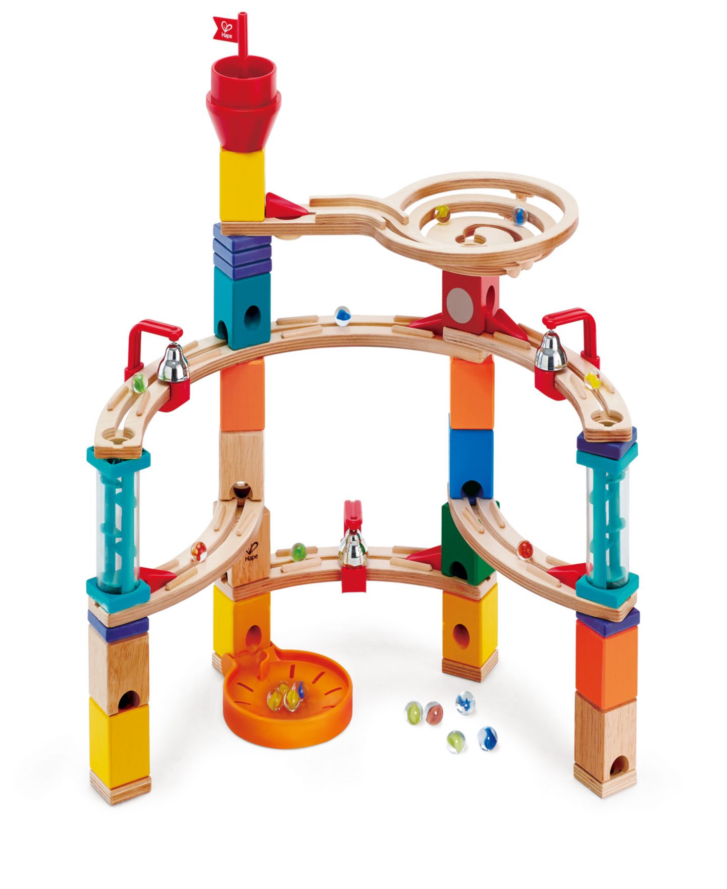 Детский конструктор Hape Castle Escape Quadrilla Marble Run Construction — фото 1
