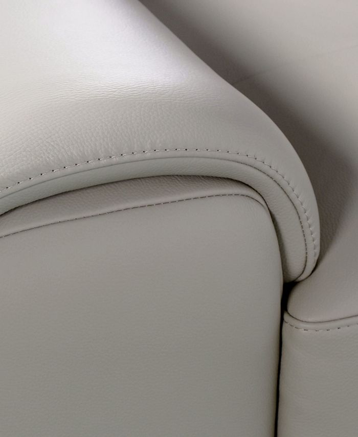 Abbyson Living Quinton 45" Leather Chair Macy's