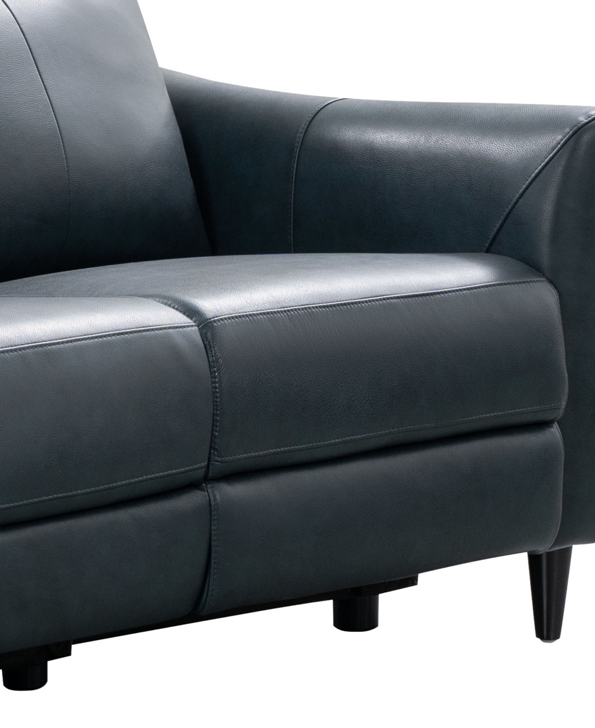 ABBYSON LIVING TANYA 62" LEATHER POWER RECLINING LOVESEAT WITH POWER HEADREST 