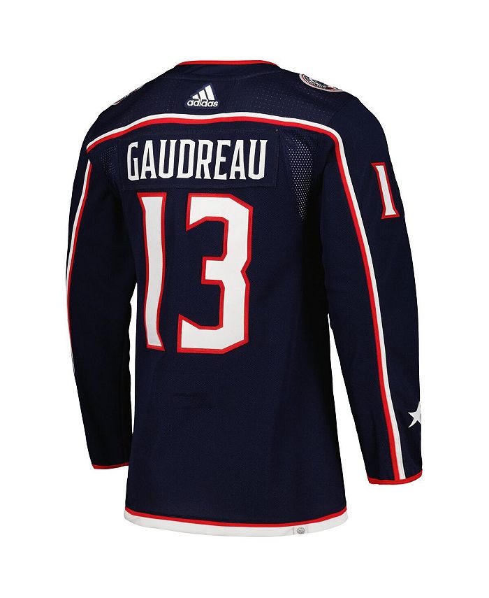adidas Men's Johnny Gaudreau Navy Columbus Blue Jackets Home Authentic