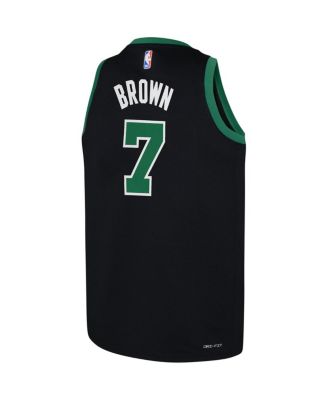 Big Boys Jaylen Brown Black Boston Celtics Swingman Jersey - Statement