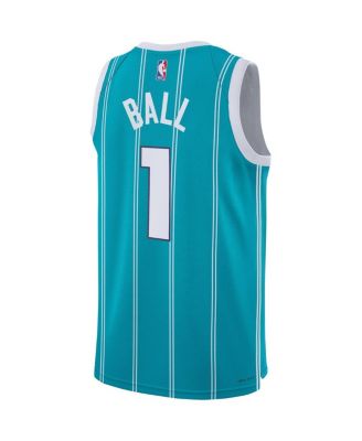 Big Boys LaMelo Ball Teal Charlotte Hornets Swingman Jersey - Icon Edition