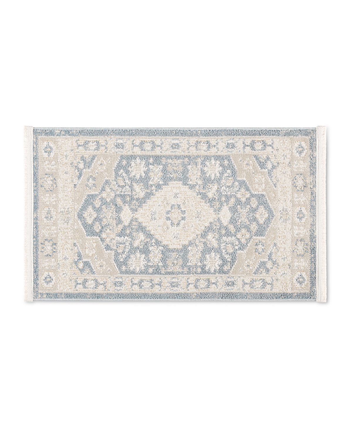 Town & Country Living Everyday Rein Everwash 17 1'9" X 2'11" Area Rug In Blue,beige