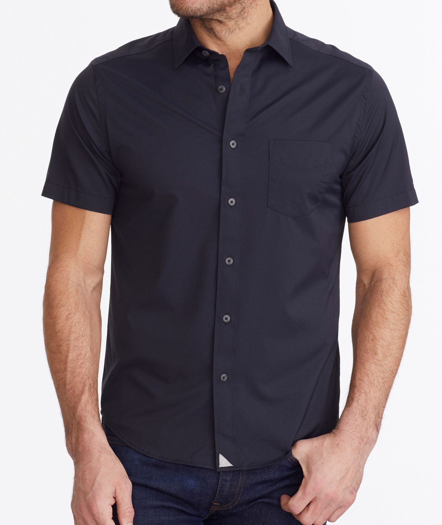 Men's Slim Fit Performance Short-Sleeve Gironde Shirt