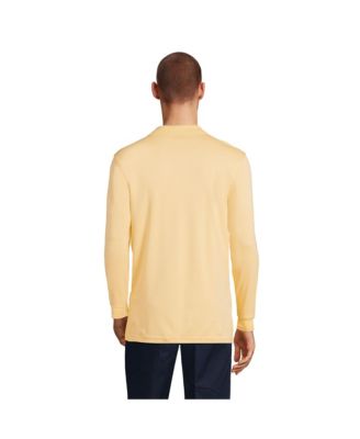 Men's School Uniform Long Sleeve Interlock Polo Shirt