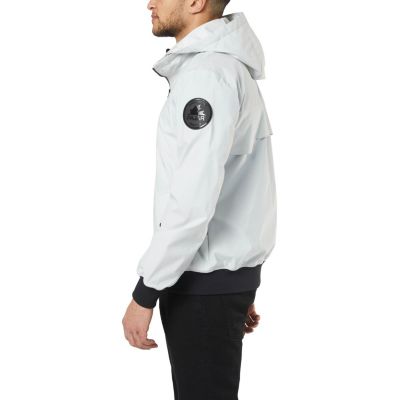 Men's Halcyon - 28"Men's Bomber Rain Jacket with Removable Hood