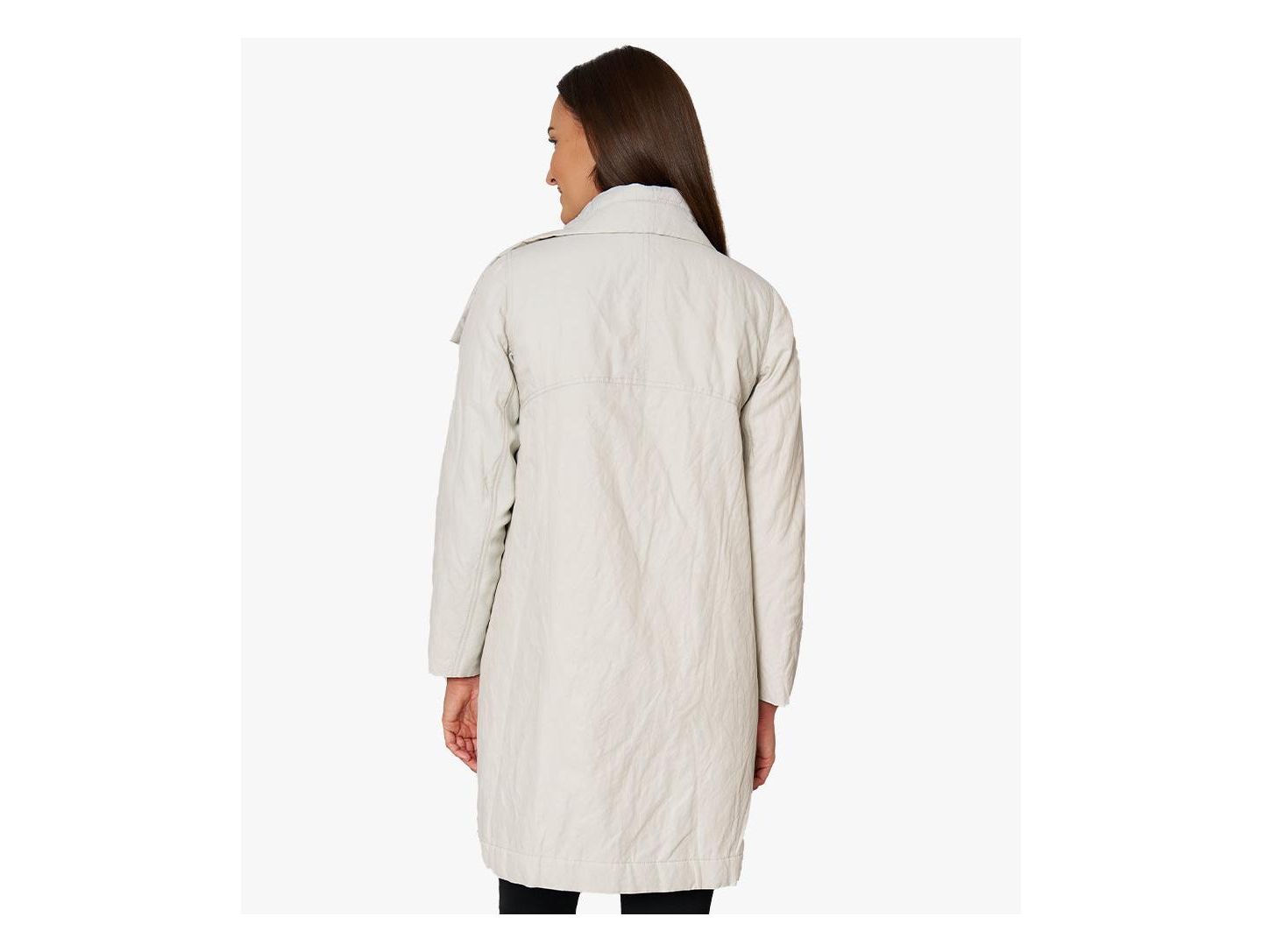 Женское пальто Stella Carakasi Lightly Padded Water Repellent Button-Front Kentfield, цвет: Берёзовый — фото 2