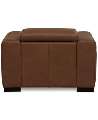 Rinan 46" Leather Power Recliner, Created for Macy's