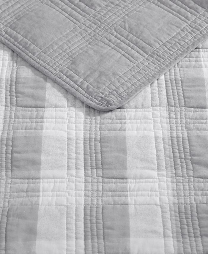 Eddie Bauer Lakehouse Plaid 2Piece Twin Quilt Set Macy's