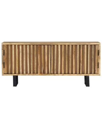 TV Stand 35.4"x11.8"x15.7" Solid Wood Mango