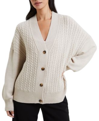 French Connection - Women's Babysoft Cable Knit Cardigan