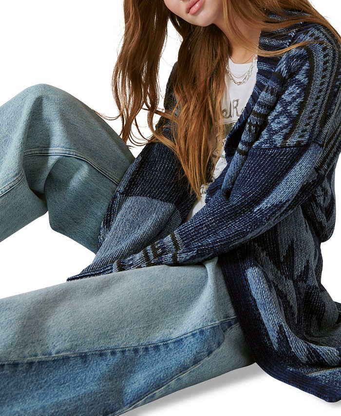 'Lucky Number' Wool Cardigan-Sample