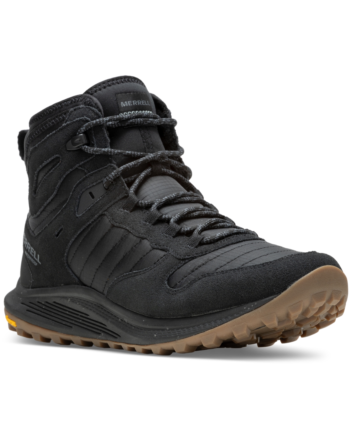 Shop Merrell Men's Nova 3 Thermo Waterproof Hiking Boots In Black