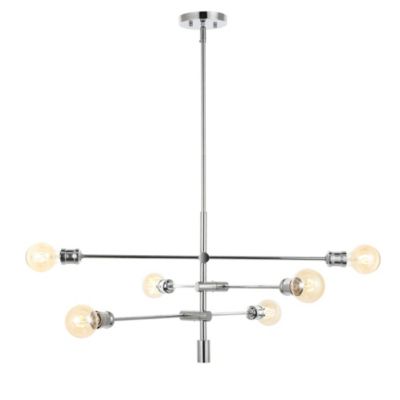 Atlas Modern Retro Iron Arm Adjustable LED Chandelier