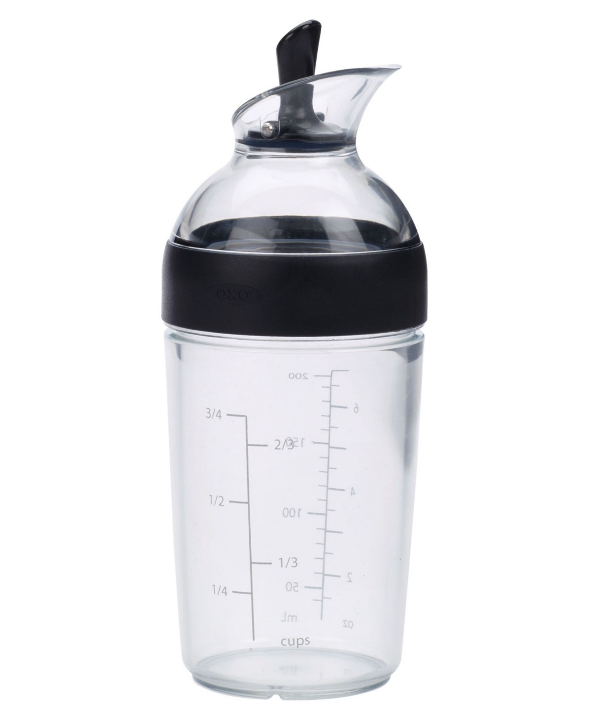 Oxo Good Grips 1 Cup Little Salad Dressing Shaker In Black