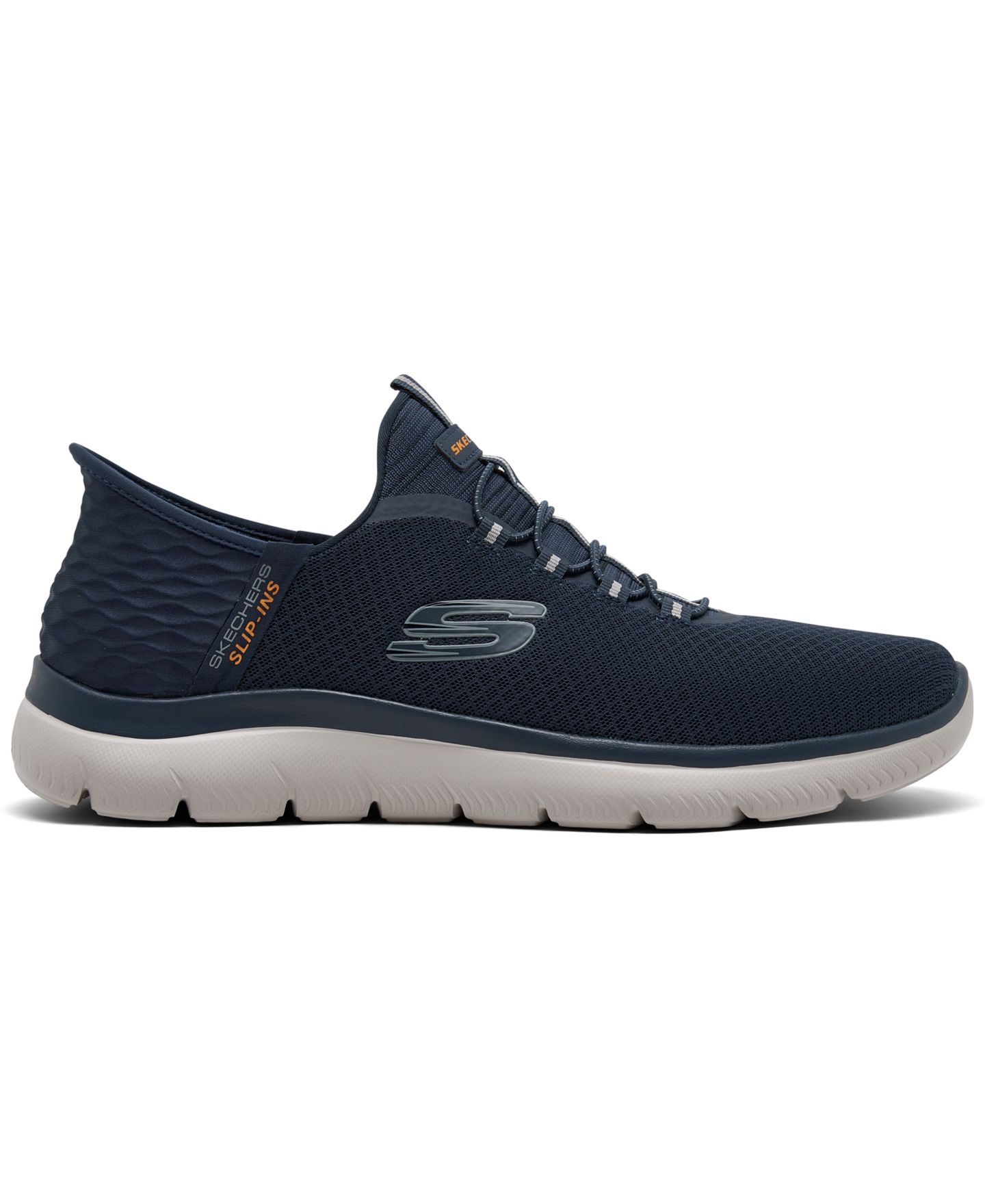 Мужские кроссовки Skechers Slip-ins- Summits - High Range Casual, цвет: Тёмно-синий — фото 2