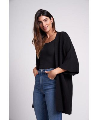 Reece One Size Long Ribbed Cardigan