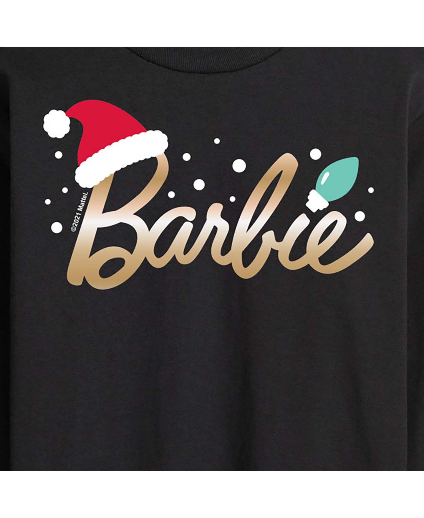 Мужская футболка AIRWAVES Barbie Holiday Long Sleeve, цвет: Чёрный — фото 3