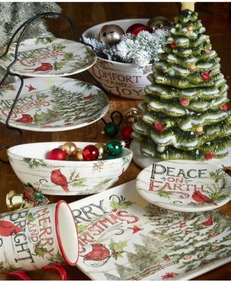Evergreen Christmas 4 Piece Mug