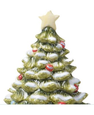 Evergreen Christmas Cookie Jar