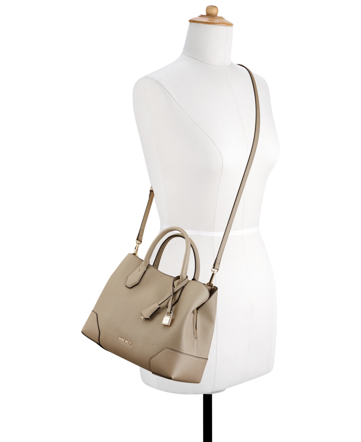 NINE WEST BROOKLYN SMALL SATCHEL BAG 