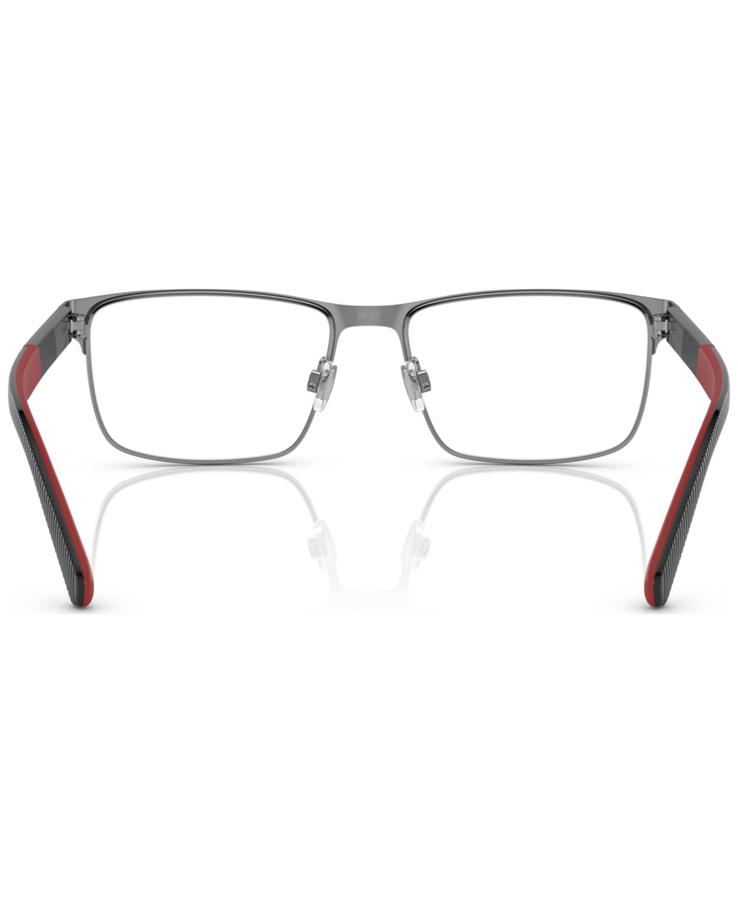 Мужские очки Polo Ralph Lauren Man Rectangle Metal PH1215 Eyeglasses, цвет: Чёрный / Графитовый — фото 2