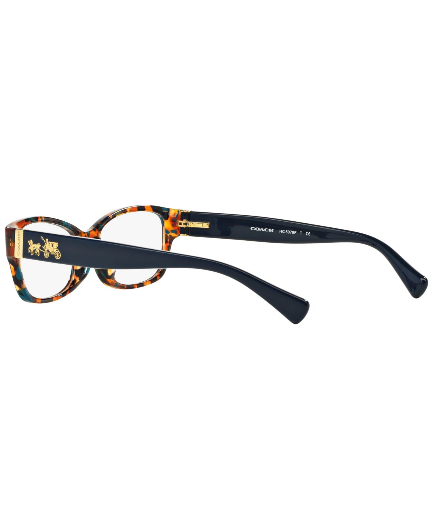 Woman Rectangle Plastic HC6078 Eyeglasses
