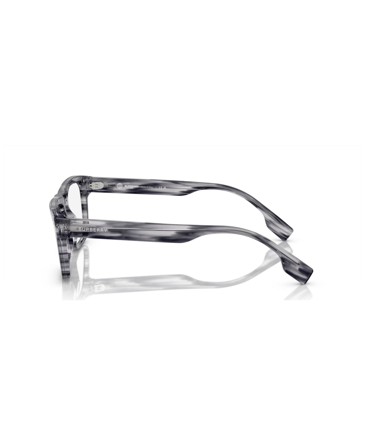 Мужские очки Burberry Man Square Plastic BE2387 Eyeglasses, цвет: Чёрный — фото 4