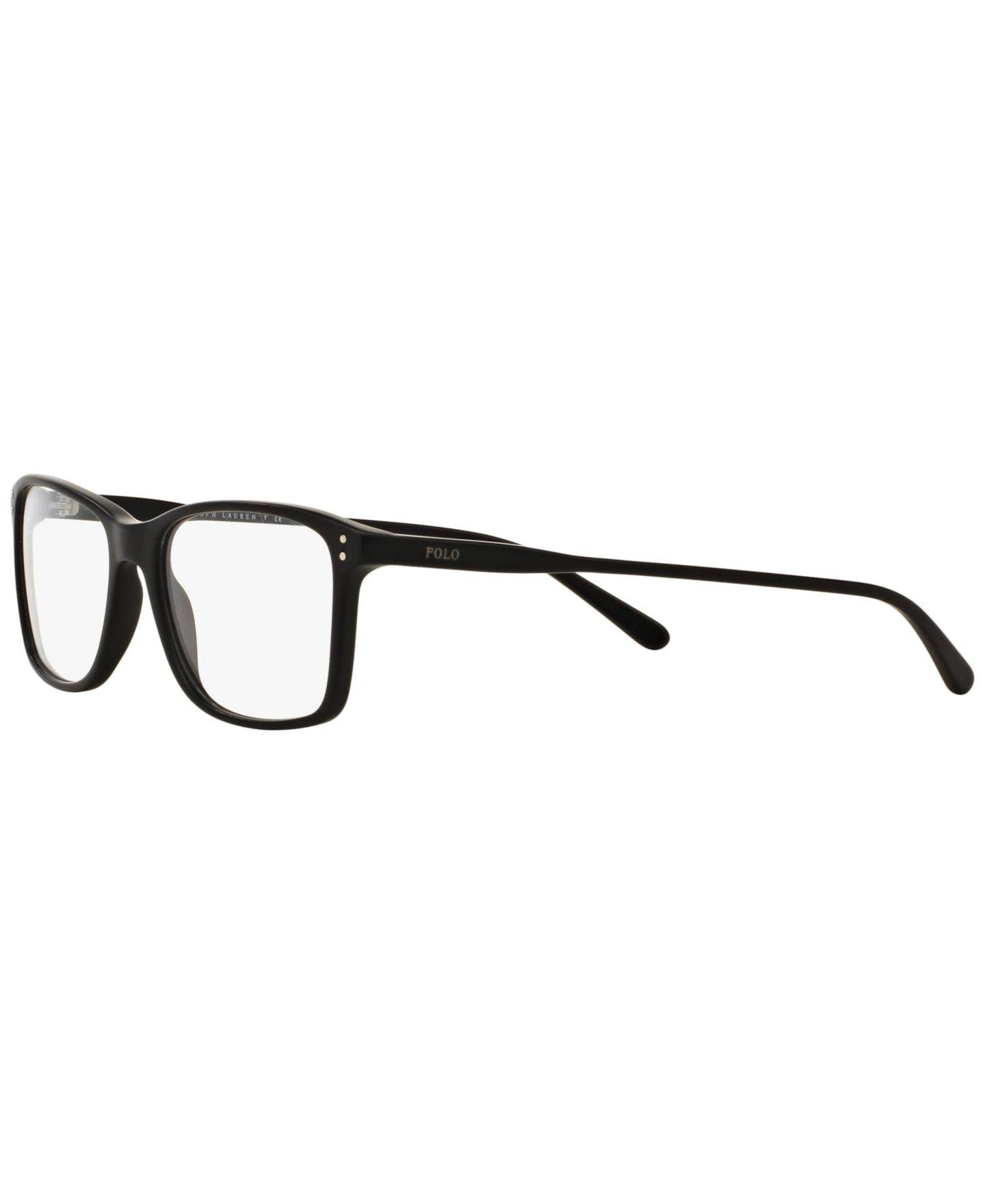 Мужские очки Polo Ralph Lauren Man Rectangle Plastic PH2155 Eyeglasses, цвет: Матовый чёрный — фото 7
