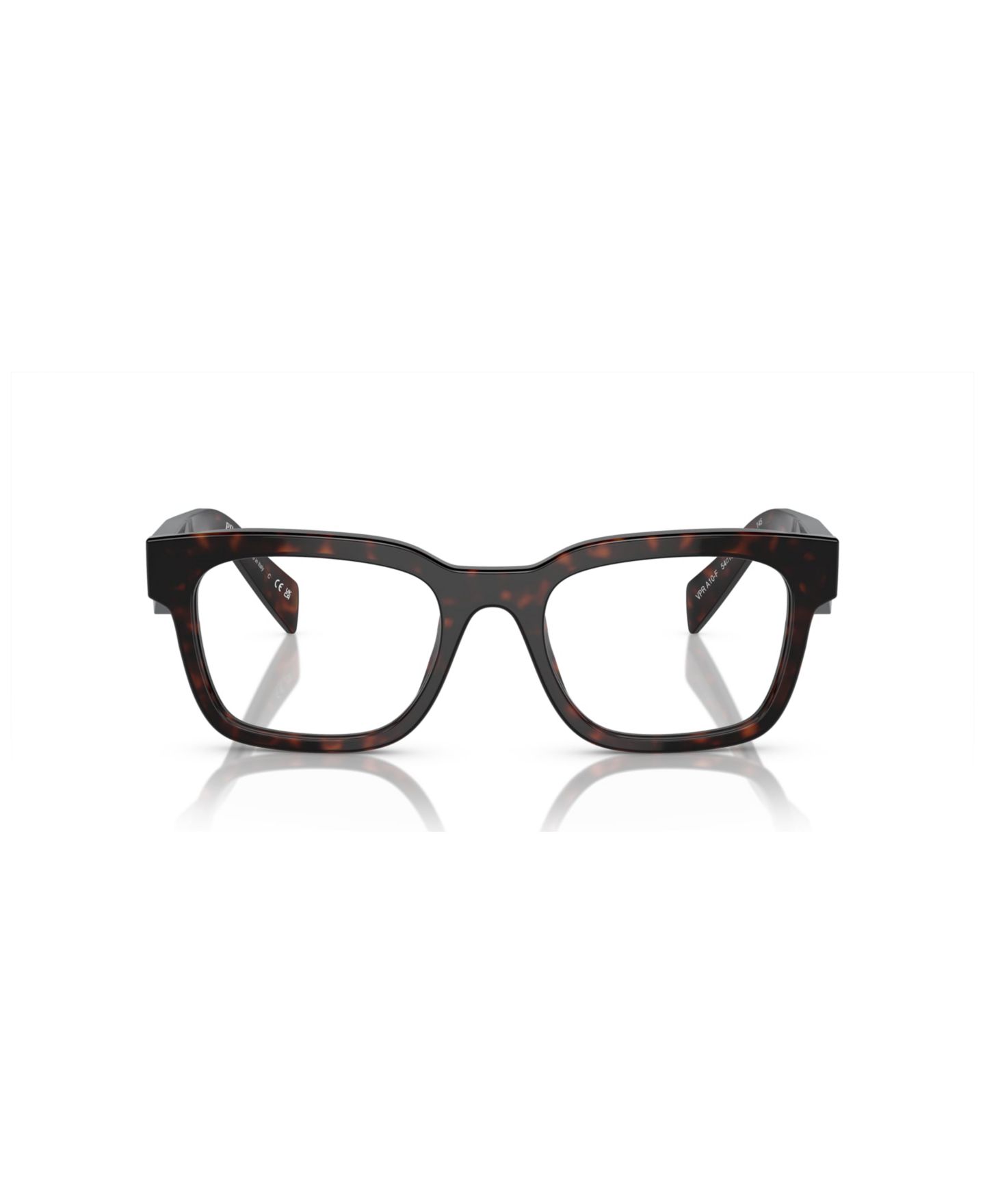 Мужские очки Prada Man Pillow Plastic PR A10VF Eyeglasses, цвет: Гавана красный — фото 11