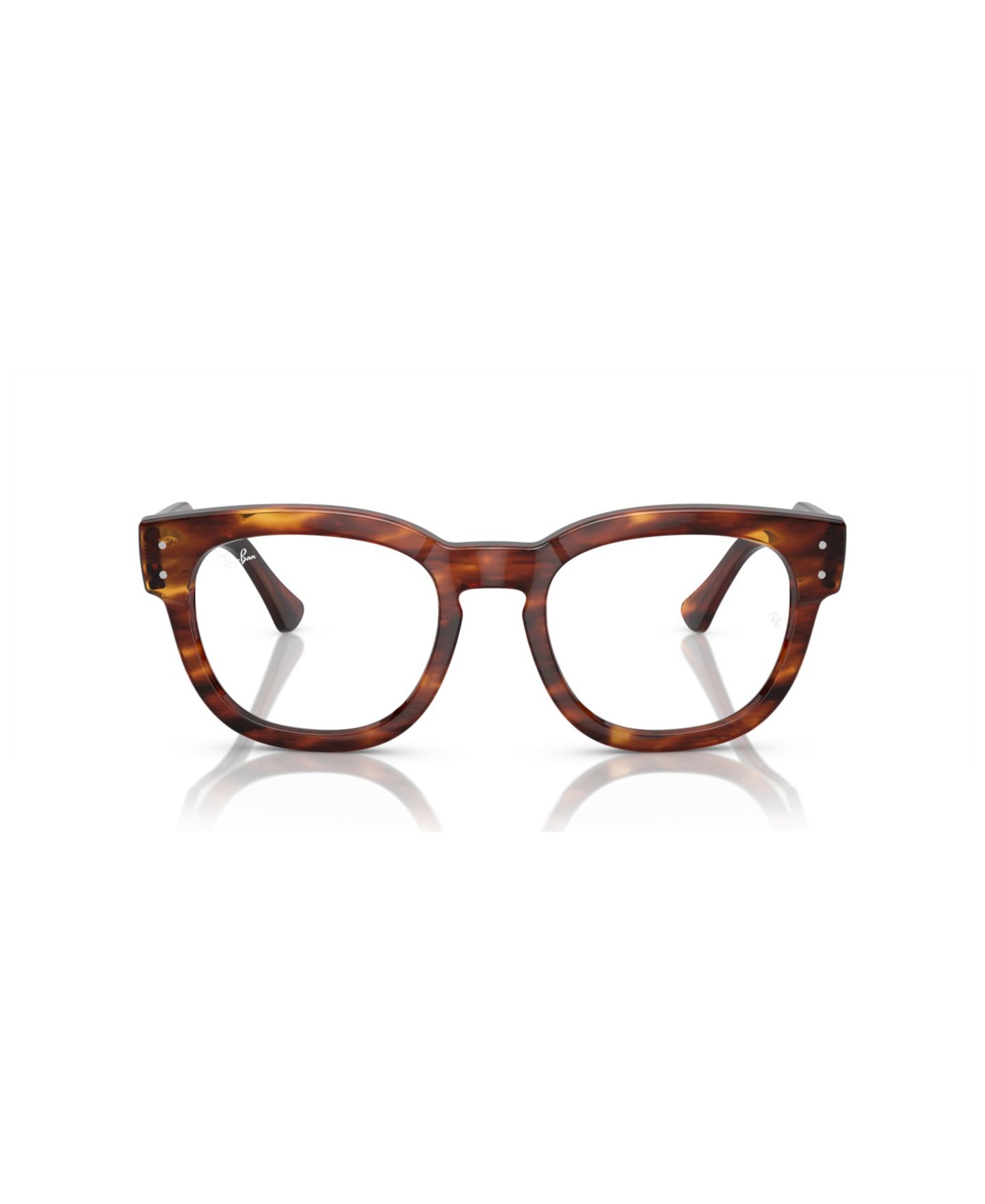 Очки Ray-Ban Unisex Square Plastic RB0298V Mega Hawkeye Optics Eyeglasses, цвет: Синий прозрачный синий — фото 12