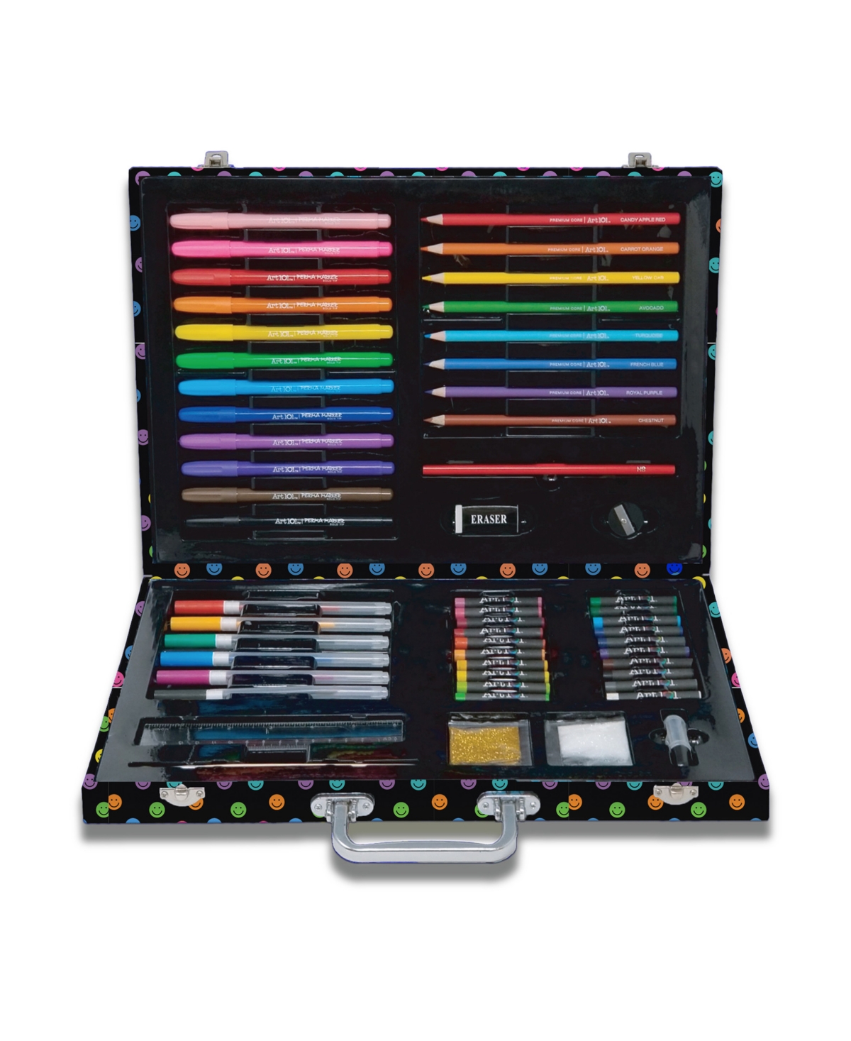 Art 101 Doodle Draw Art Set, 60 Pieces In Multi