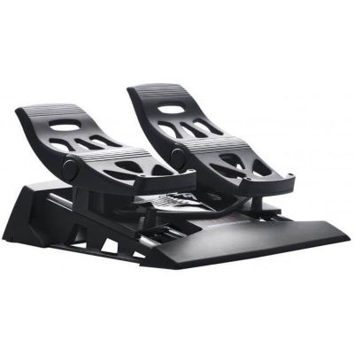 T.Flight Rudder Pedals for PC, Xbox, PlayStation 4, Black