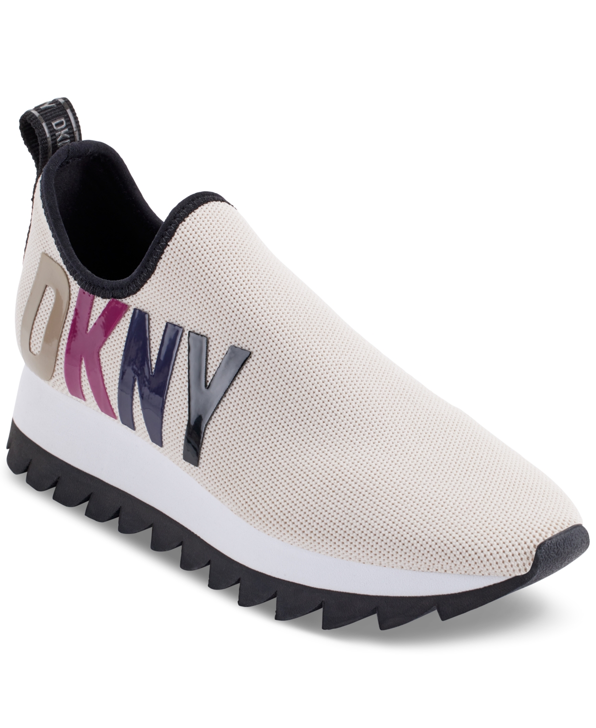 Dkny Women's Azer Slip-on Fashion Platform Sneakers In Pebble Multi