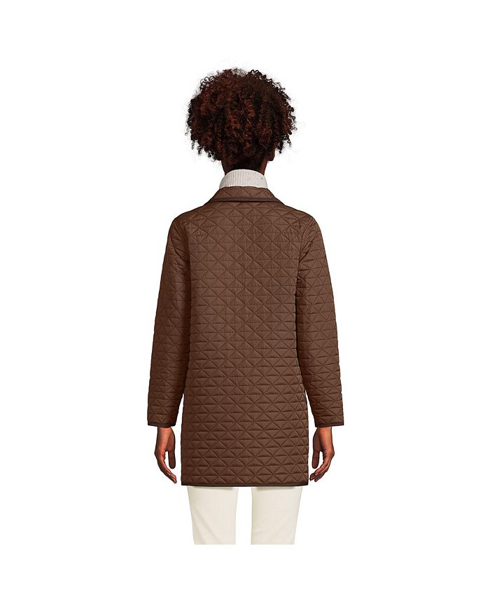 Lands' End Women's Insulated Reversible Barn Coat Macy's