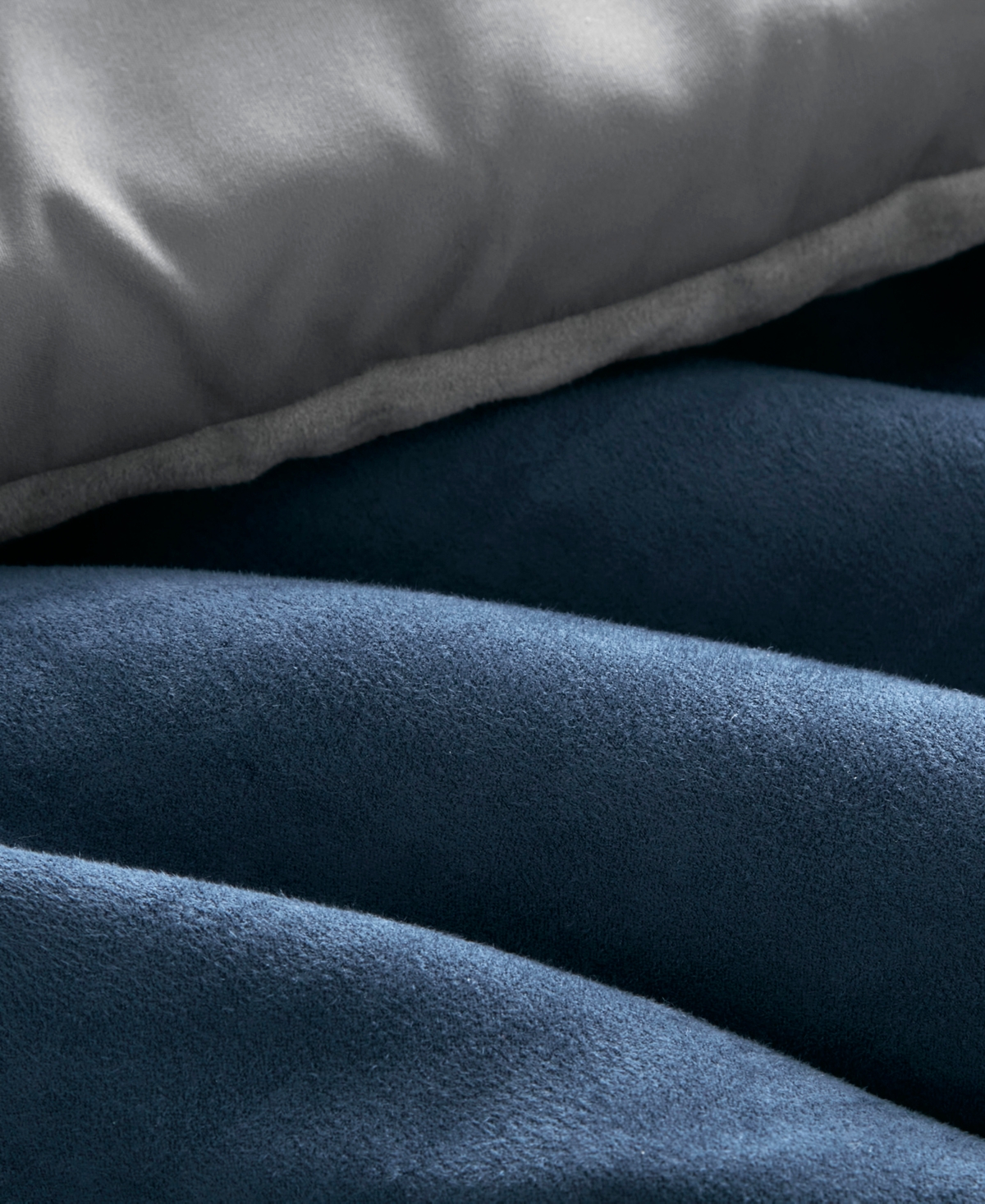510 Design Boulder Stripe Micro Suede 3-pc. Comforter Set, Full/queen In Blue