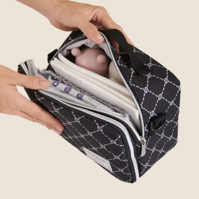 Portable Diaper Bag with Changing Pad, Waterproof Travel Baby Bag