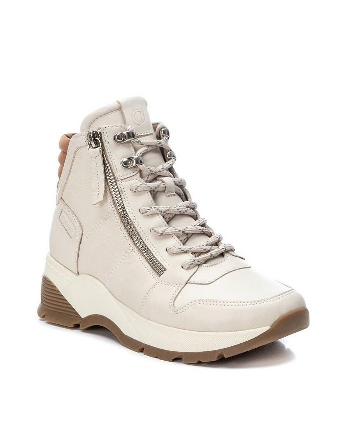 XTI Carmela Women's Leather Booties By XTI Macy's